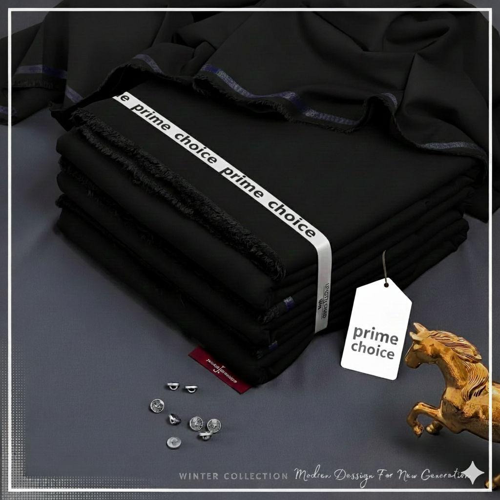 Premium Black Winter Fabric Bundle